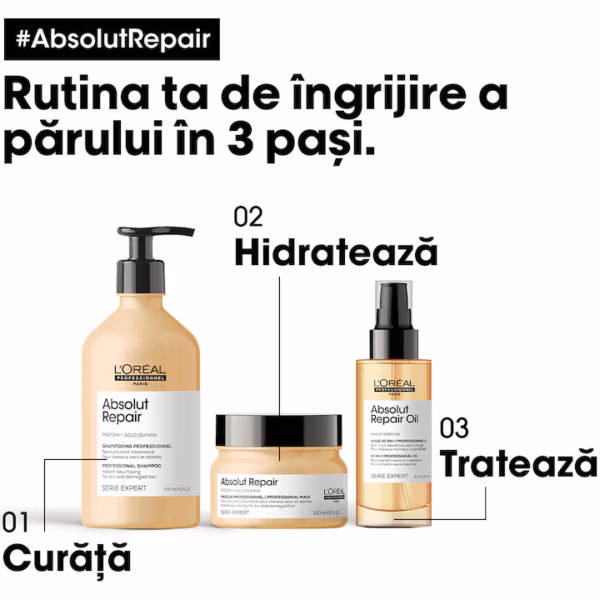 Sampon pentru par uscat si deteriorat L'Oréal Professionnel Absolut Repair 500ml