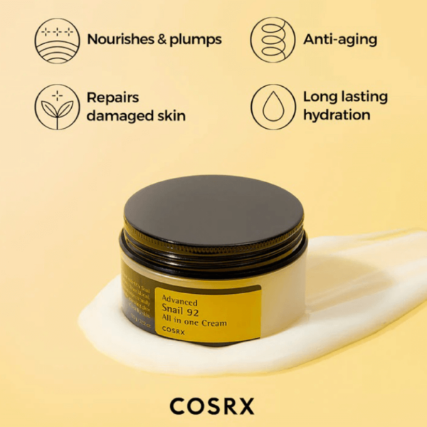 Crema pentru ten cu 92% extract de melci COSRX Advanced Snail 92 All in One 100ml