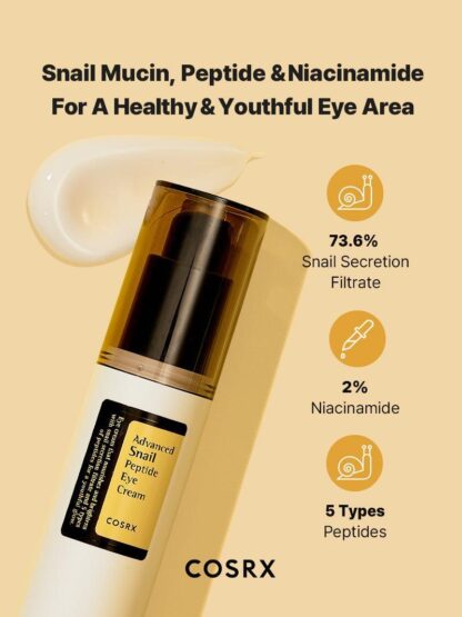 Crema de ochi cu secretie de melc si peptide COSRX Advanced Snail Peptide Eye Cream 25ml - imagine 2