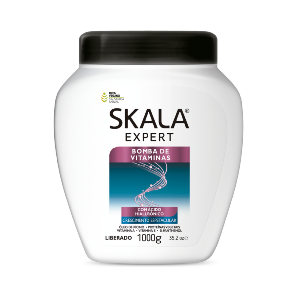 Balsam Co-Wash pentru par cret Skala Bomba de Vitaminas1000 g