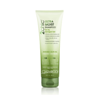 Sampon hidratant cu ulei de masline pentru par deteriorat Giovanni 2Chic Moist Avocado 250ml