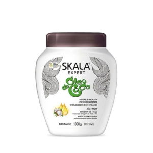 Tratament hranitor pentru par uscat Skala Ulei de Cocos1000 g