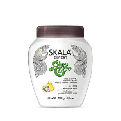 Tratament hranitor pentru par uscat Skala Ulei de Cocos1000 g
