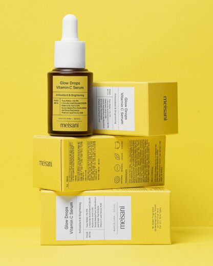 Ser iluminator pentru fata cu Vitamina C Meisani Glow Drops 15ml - imagine 4
