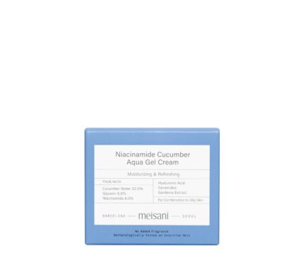Crema hidratanta cu 4% niacinamide si extract de castravete Meisani 50ml - imagine 2