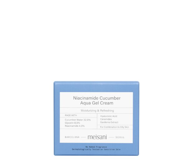 Crema hidratanta cu 4% niacinamide si extract de castravete Meisani 50ml