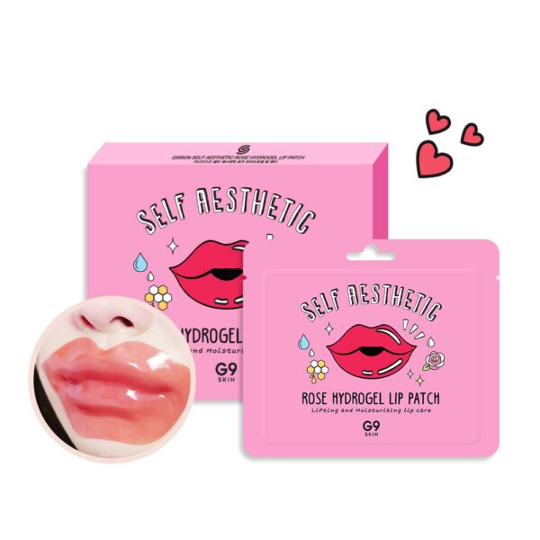 Masca hidratanta pentru buze G9 Skin Rose Hydrogel Lip Patch 23ml