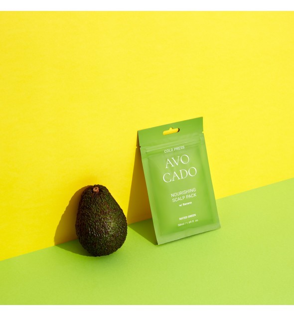 Tratament hranitor cu avocado organic pentru par deteriorat Rated Green Cold Press Avocado Nourishing 50ml