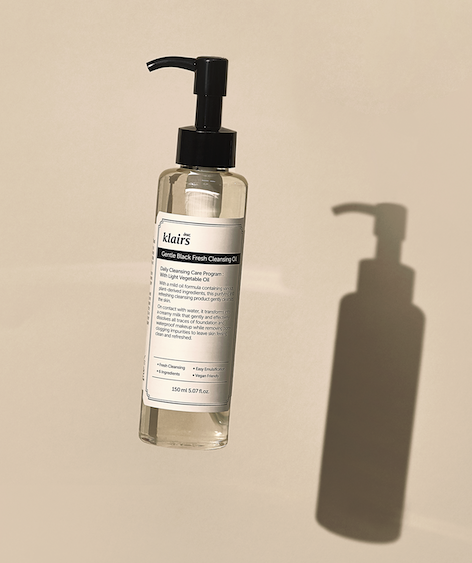 Ulei de curatare bland pentru tenul mixt si gras dear, Klairs Gentle Black Fresh Cleansing Oil 150ml